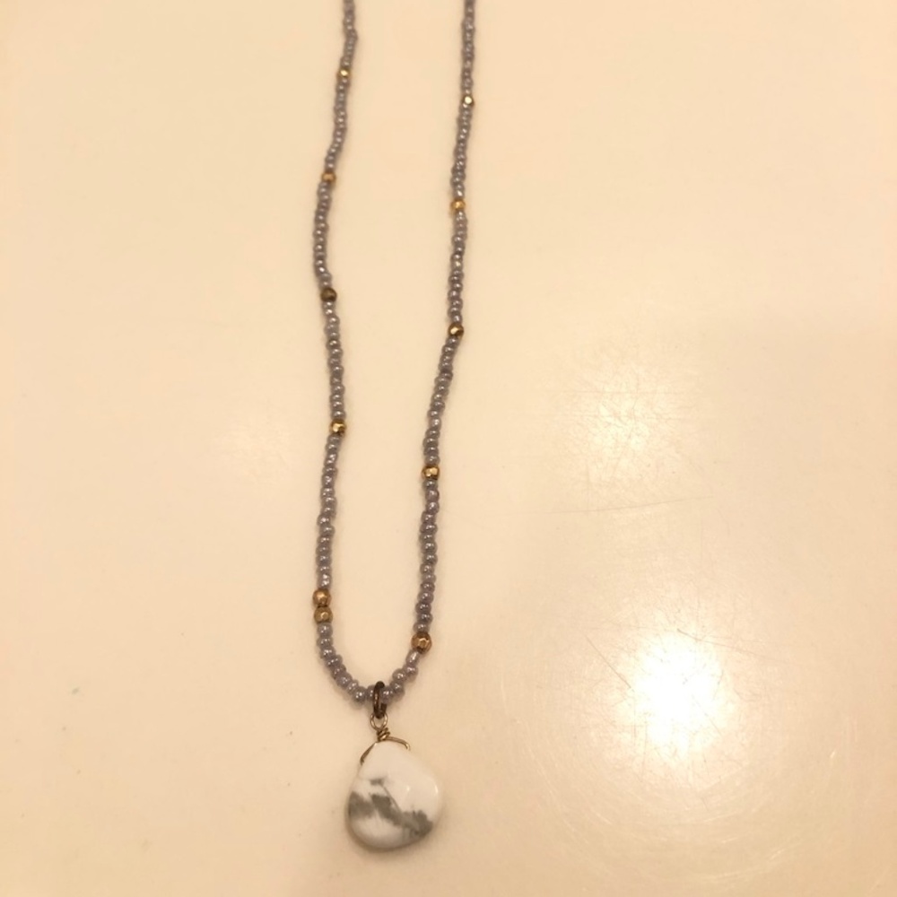 Choker with Marble Charm